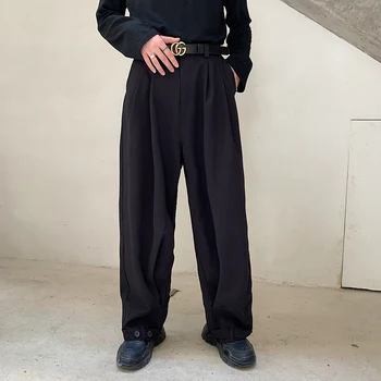 

Men's casual pants 2019 autumn and winter new style closed casual solid color wild beam pants youth trend men's clothing