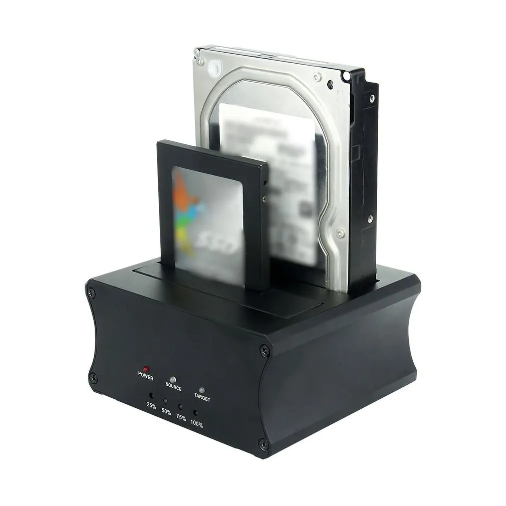 23HD28-RTK Double Hard Drive Extended Base eSata USB3.0 Hub 2." 3.5" SATA IDE HDD Extended Base for Computer