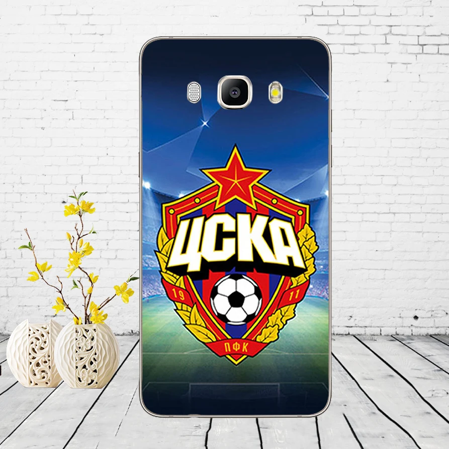 7 105DD PFC ЦСКА Мягкий силиконовый чехол для Samsung Galaxy A3 a5 A6 A8 j3 j5 j7 - Цвет: 7