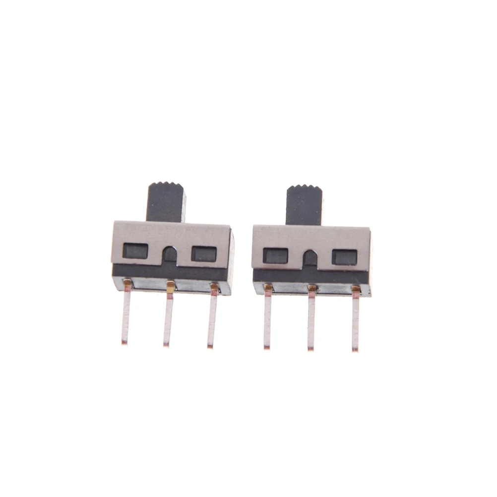 10Pcs Wholesale 3Pins SS12D10 toggle switch straight feet 1P2T handle high 5mm spacing of 4.7mm 3A 250V SS12D10G5 | Обустройство дома