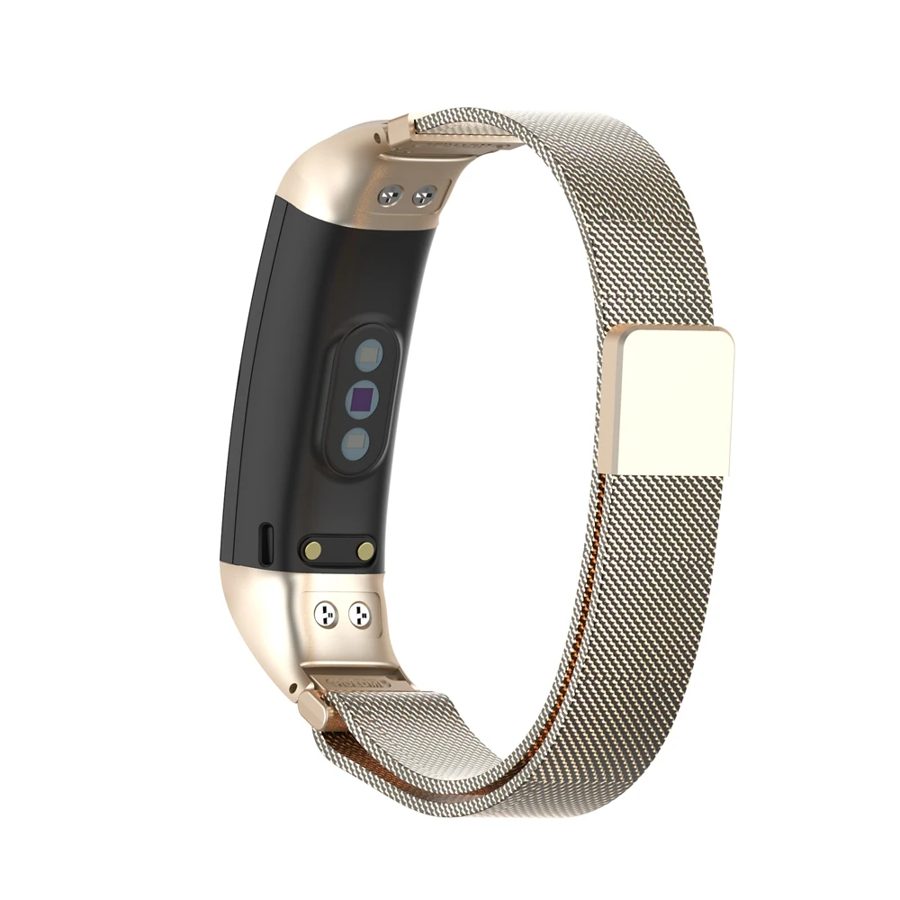 Миланская петля ремешок для huawei Honor Band 4 Band 5 браслет из нержавеющей стали спортивный фитнес ремешок для Honor Band 5 Band 4