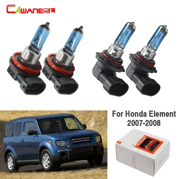 

Cawanerl 4 X 100W 9005 & H11 Car Light Halogen Headlight High Low Beam 4300K 12V For Honda Element 4-Door 2.4L 2007-2008