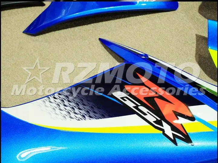 ACE наборы ABS впрыски обтекатели комплект подходит для SUZUKI GSX-R600 GSX-R750 L1 L3 2011 2013 синий A80