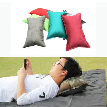 

1Pcs Portable Mini Travel Pillow Ultralight Air Folding Inflatable Pillow Outdoor CampingTravel Soft Pillow Convenient