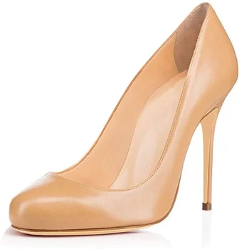 

Women's shoes high heel round toe shallow sexy spring autumn fashion party Wedding high quality handmade stiletto shoes women