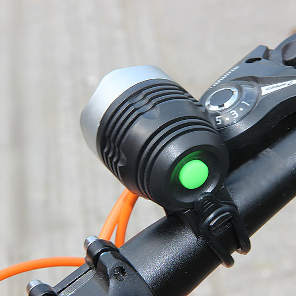 3000 Lumen XML Q5 LED Bike Light USB Rechargeable MTB Front Bicycle Head Lamp 3 Mode Cycling Headlight Built-in Battery | Спорт и