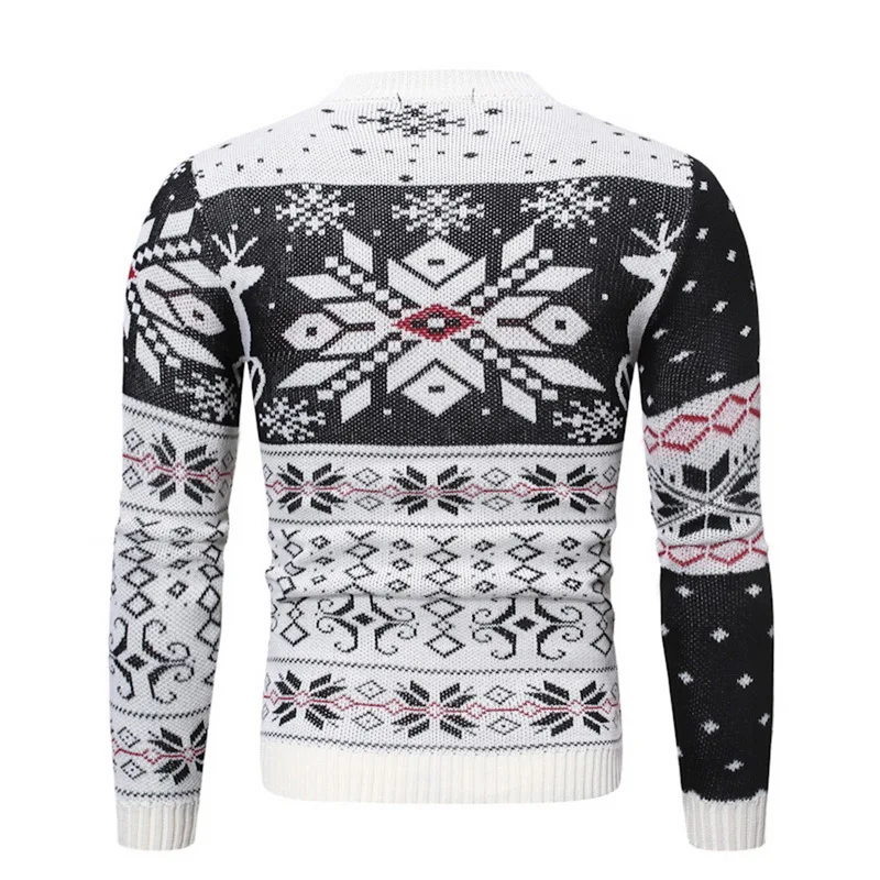 WENYUJH 2019 New Mens Christmas Sweater Autumn Winter Printed O Neck Pullover Knitted Jumper Sweaters Causal Slim Male Clothes WENYUJH 2019 New Mens Christmas Sweater Autumn Winter Printed O Neck Pullover Knitted Jumper Sweaters Causal Slim Male Clothes