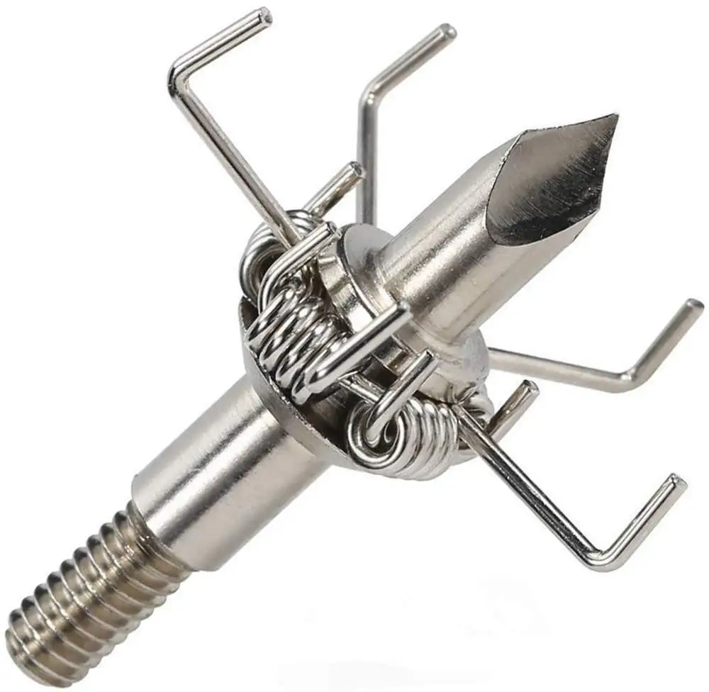 

Maifield Broadheads 100 Grain Archery Hunting Small Game Sharp Judo Hammer Crossbow Compound Bow Arrow Tips