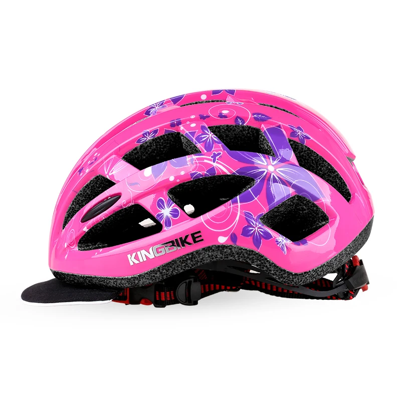 KINGBIKE велосипедный шлем с кепкой EPS+ PC Чехол MTB велосипедный шлем цельная форма велосипедный горный велосипедный шлем оранжевый розовый