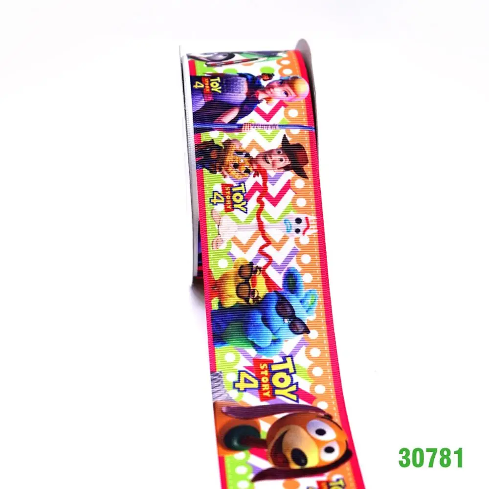 30781 DIY ремесло поставляет мультфильм персонаж напечатанный grosgrain ленты, атласная лента 50 ярдов. 30756 - Цвет: 30781