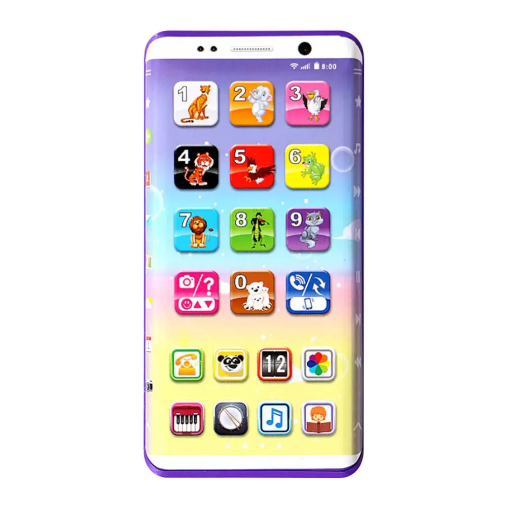music toy Double Language Learning Machine Kids Musical Educational Tablet Baby Toys Electronic Touch Tablet Computer For Children - Цвет: music toy
