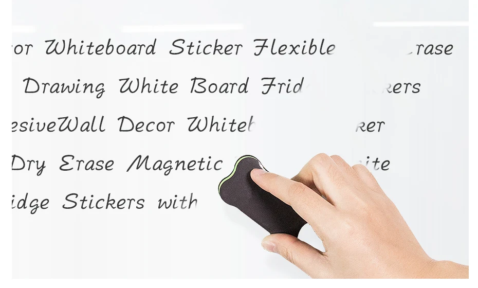Soft Whiteboard Hold Magnets Wall stickers Home Office Erasable Writing Message Board Kids Drawing Painting Graffiti Toy Gift