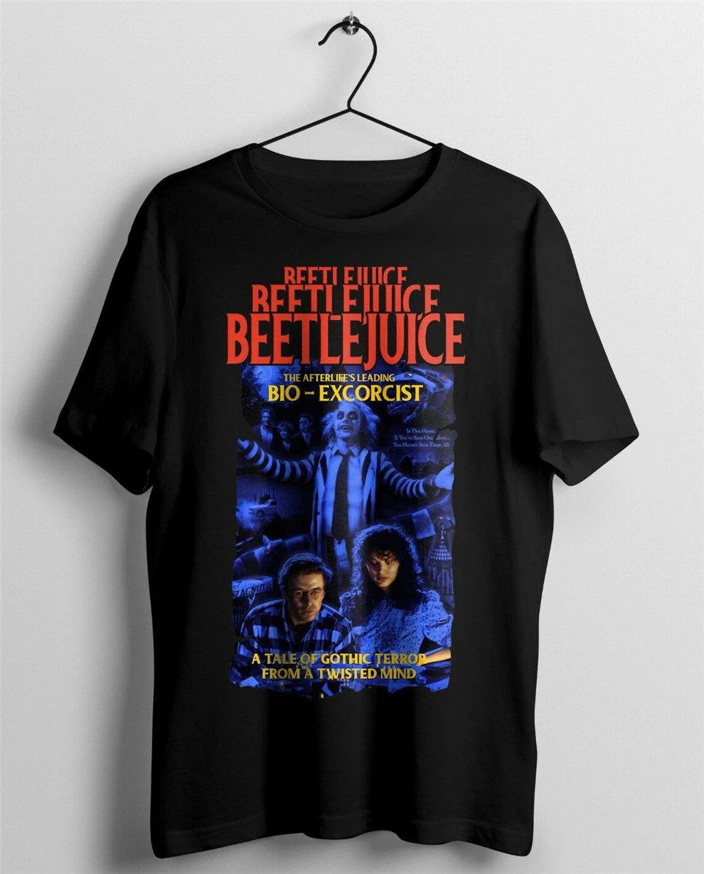 Beetlejuice Tim Burton Bio Exorcist Мужская футболка унисекс на Хэллоуин S-2Xl базовые модели |