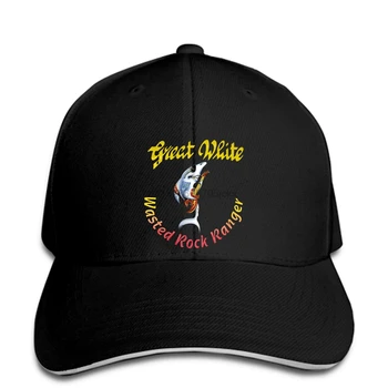 

Vintage 1997 Great White Baseball cap REPRINT Hard Rock Band Tour 90s snapback hat Peaked