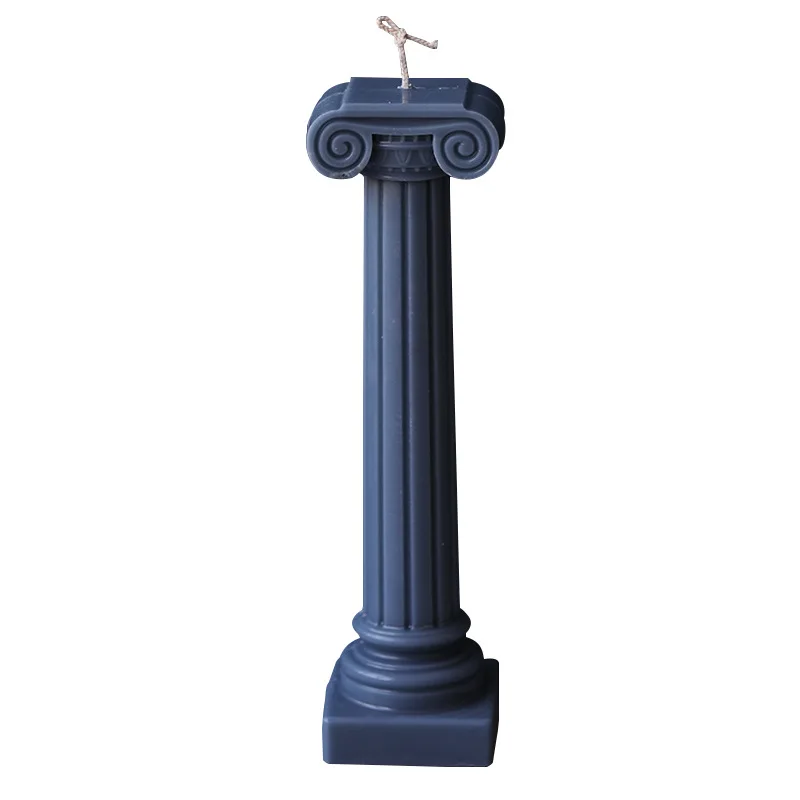 Большой римская колонна ароматическая свеча формы прозрачные акриловые пресс