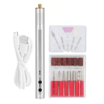 

15000RPM USB Rechargeable Electric Nail Drill Machine Nail Grinding Polisher JMD-103 Nail Polishing Machine Manicure Tool