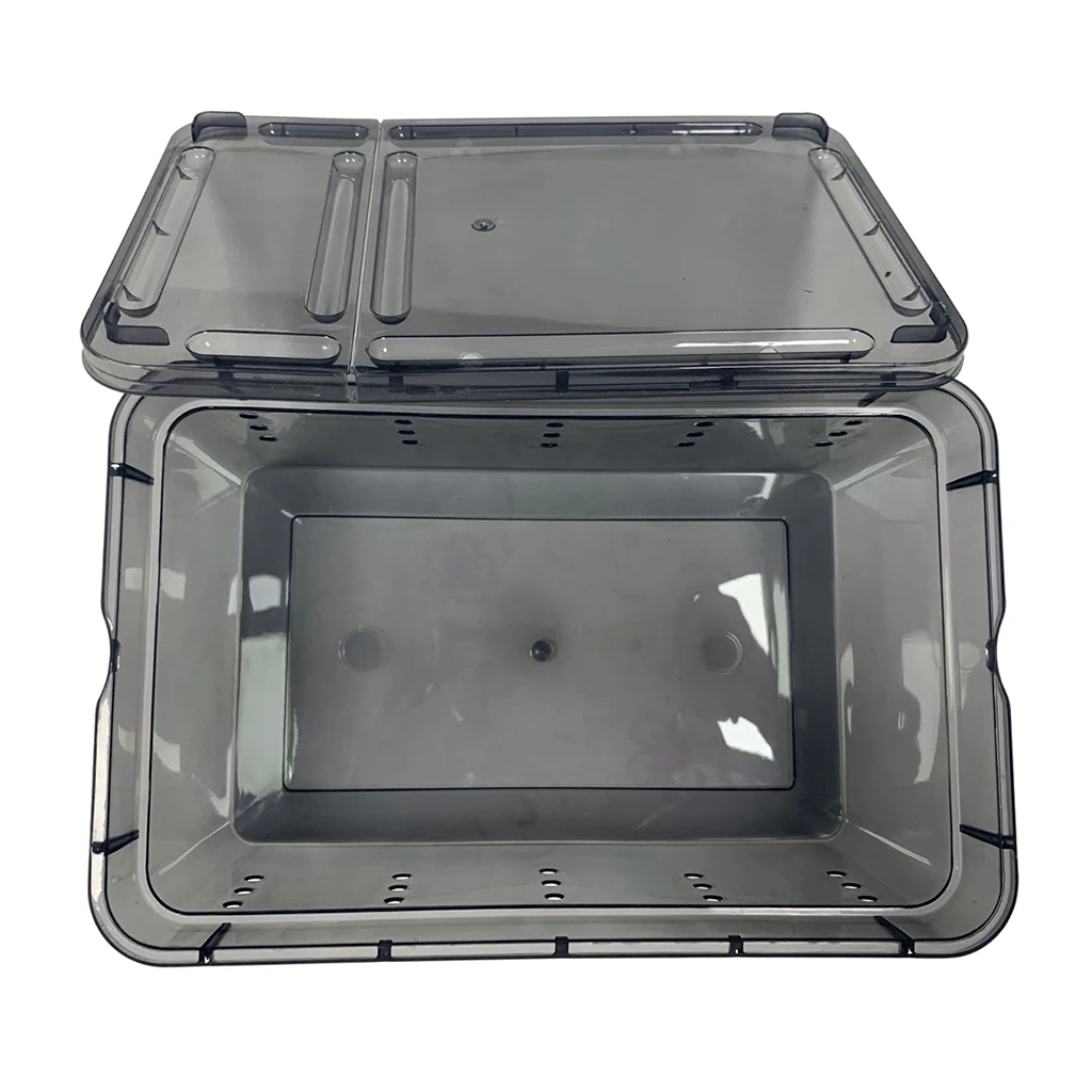 

Reptile Box for Snake Lizards Breeding Box Case Feeding Hatching Container