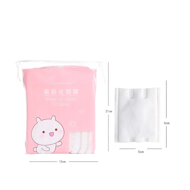 A Pink 2 типа треугольной формы хлопковый набор для очищения лица мягкий высококачественный хлопковый спонж для макияжа моющие средства для лица чистый ватный диск - Цвет: A Pink