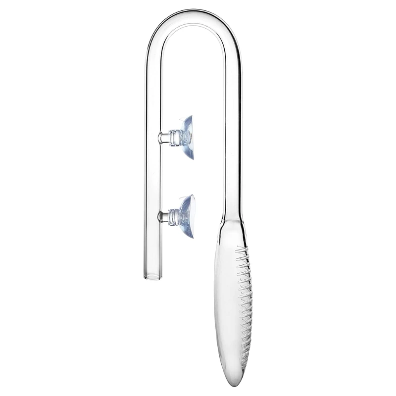 Aquarium Fish Tank Inlet Water Inflow Lily Pipe Filters 13mm / 17mm Transparent Glass with Suction Cups to Easy Adjust Location aquarium suction cup