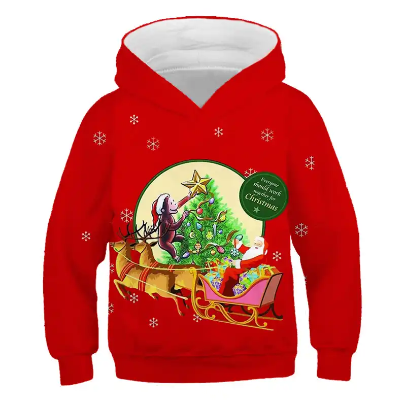 kids christmas hoodies