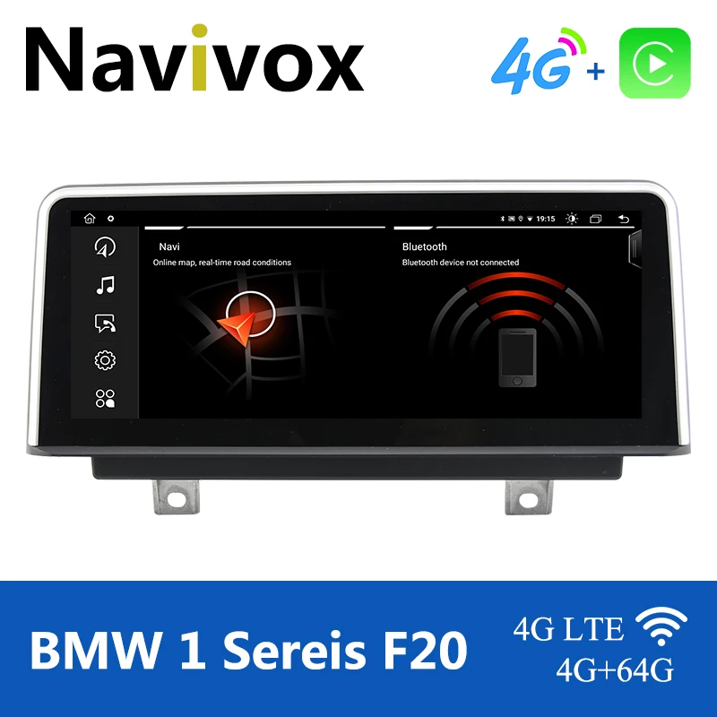 Автомобильный мультимедийный плеер Navivox BMW 1 Series F20 Android 2 F22 4 + 64 ГБ беспроводной