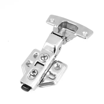 

Wardrobe Hinges Stainless Steel Garage Door Lock Durable Cabinet Door Hinge Closet Door Hinge Silver Household Password Kitchen