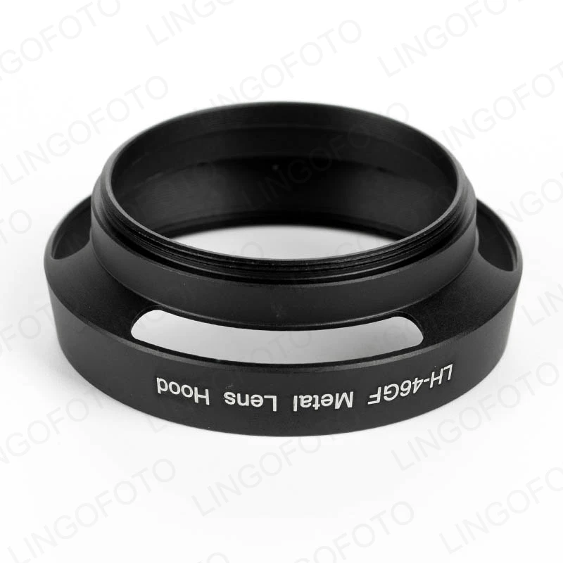 Parasol de lente de Metal LH 46GF para Panasonic 14mm f/2,5 Serie G