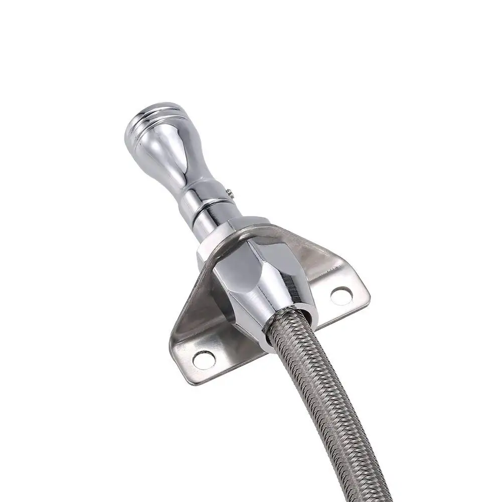 Щуп коробки передач из нержавеющей Плетеный межсетевой экран гибкий Dipstick TH350 TH-400 700R4 Tranny SBC BBC Транс для chevy gm