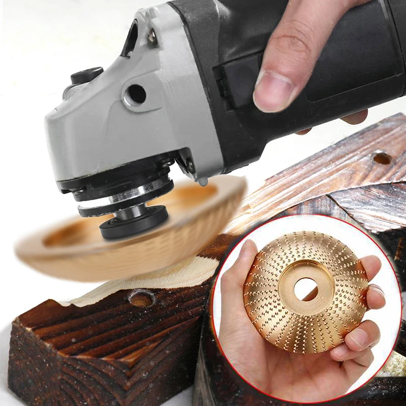 Wood Grinding Wheel Angle Grinder Wood Carving Disc Sanding Abrasive Tool For Angle Tungsten