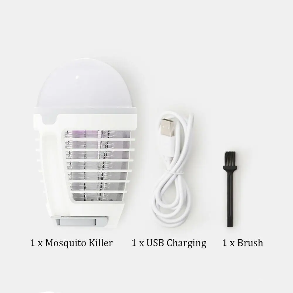 Двойной применение комаров убийца лампа Led свет ловушка для насекомых электроубойка комаров Электрический маховик физический убийца москитов