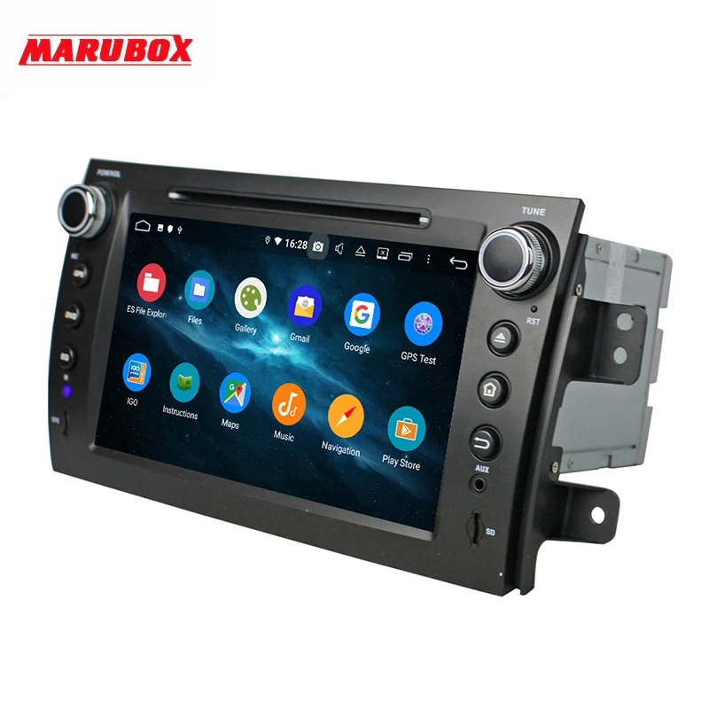 Discount Marubox KD8072 DSP, 64GB 2Din Car DVD Player for Suzuki SX4 2007-2013, Car Multimedia Player, Android 9.0, 8 Core with DVD 2