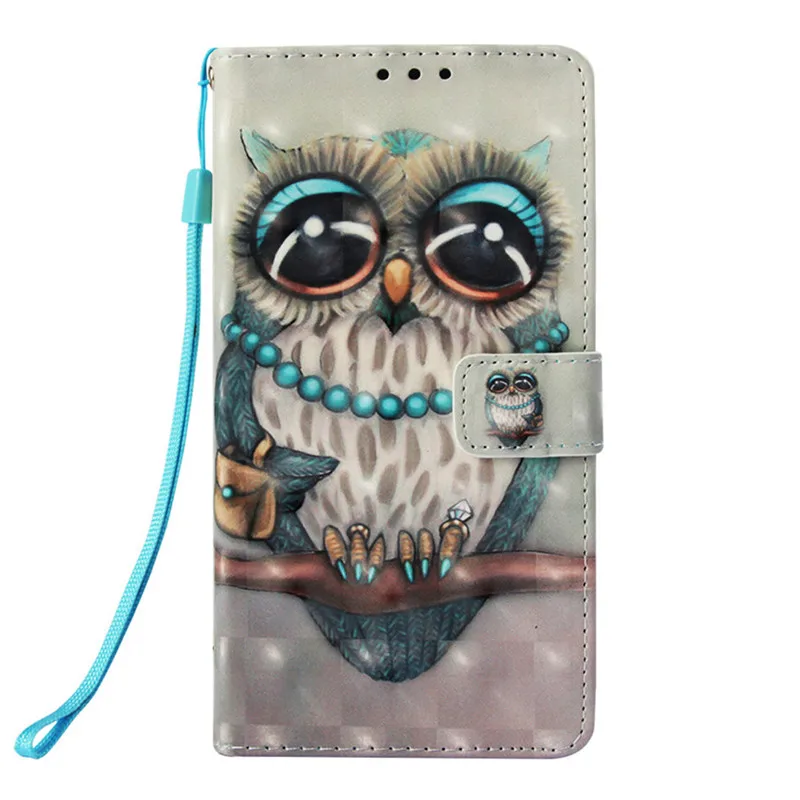 Gray Owl Роскошный флип-чехол для Motorola Moto G6 G5S Plus E4 Z2 Z4 Play C E5 Plus G2 кожаный силиконовый чехол-Кошелек Фирменная Новинка DP03E - Цвет: Gray Owl