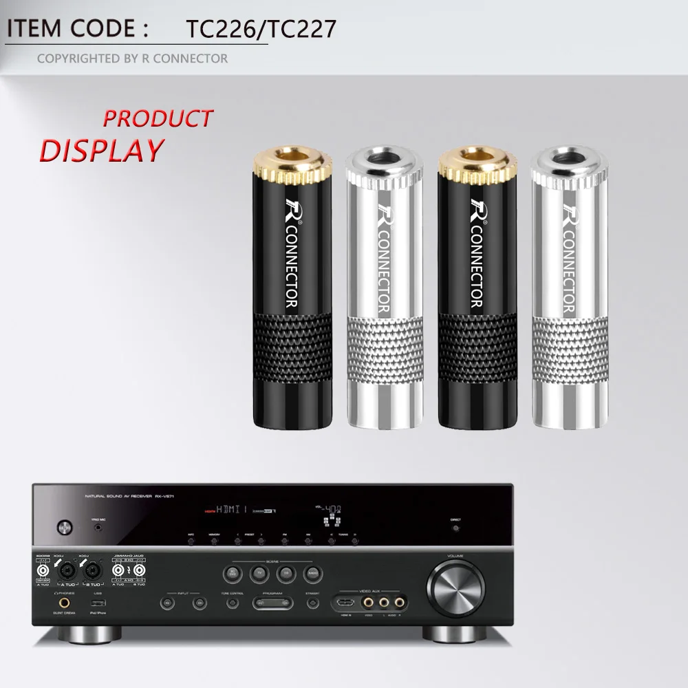 entrada de 35mm conector estereo femea 04