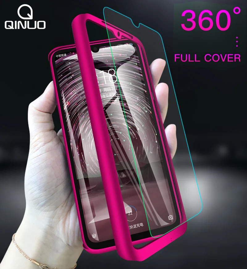 360 Полный чехол для телефона Huawei Mate 8 9 10 20 Pro Lite Y5 Y6 Y7 Y9 2019 противоударный передней и