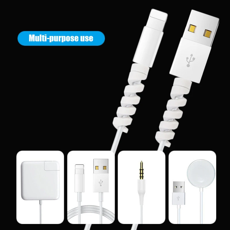 HUMBLE® Spiral Charger Cable Protector Data Cable Saver Charging