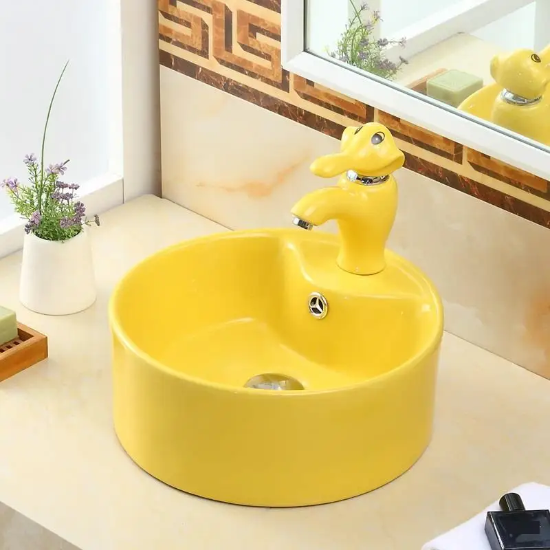 Version J Evier Bagno Da Appoggio чаша wastatel ванная комната туалетный столик Fregadero Lavandino туалет раковина Пиа Banheiro умывальник - Цвет: Version J