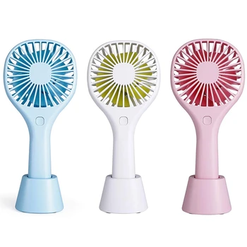 

Mini Handheld Fan USB Desk Fan, Small Personal Portable Table Fan with USB Rechargeable 1200MAh Battery Operated Cooling Electri