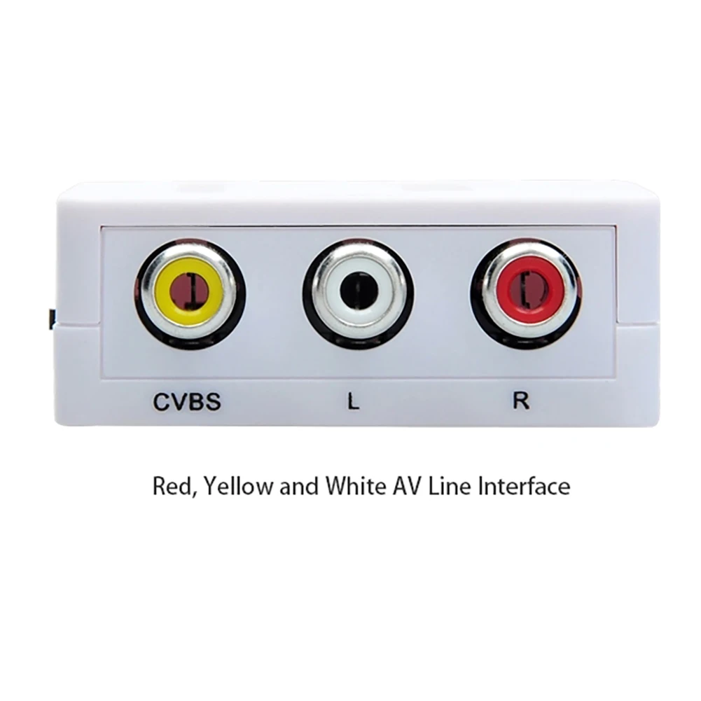 Мини HDMI к 3RCA CVBS композитный видео AV конвертер адаптер ТВ PS3 VHS и VCR D LK для HD камеры DVD Displayer наушник проекция