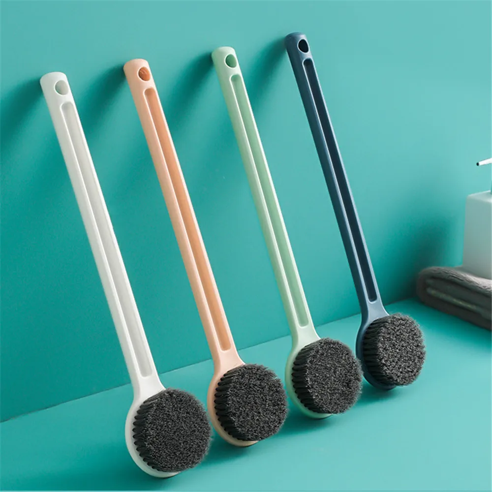 

Bathing Dry Body Brush Soft Bristles Brushes Clean Massage Clean Bathroom Supplies Long-Handled Body Scrub Exfoliante Corporal