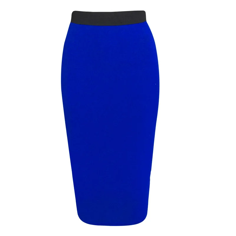 

Womens Skirts Ladies Solid Casual Fashion Business High Waist Bottoms Office Midi Slim Fit