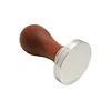 Coffee Tamper with 304 Stainless Steel Base & Solid Wood Handle, 51/53/58mm Tamper Coffee Press Tool ► Photo 2/6