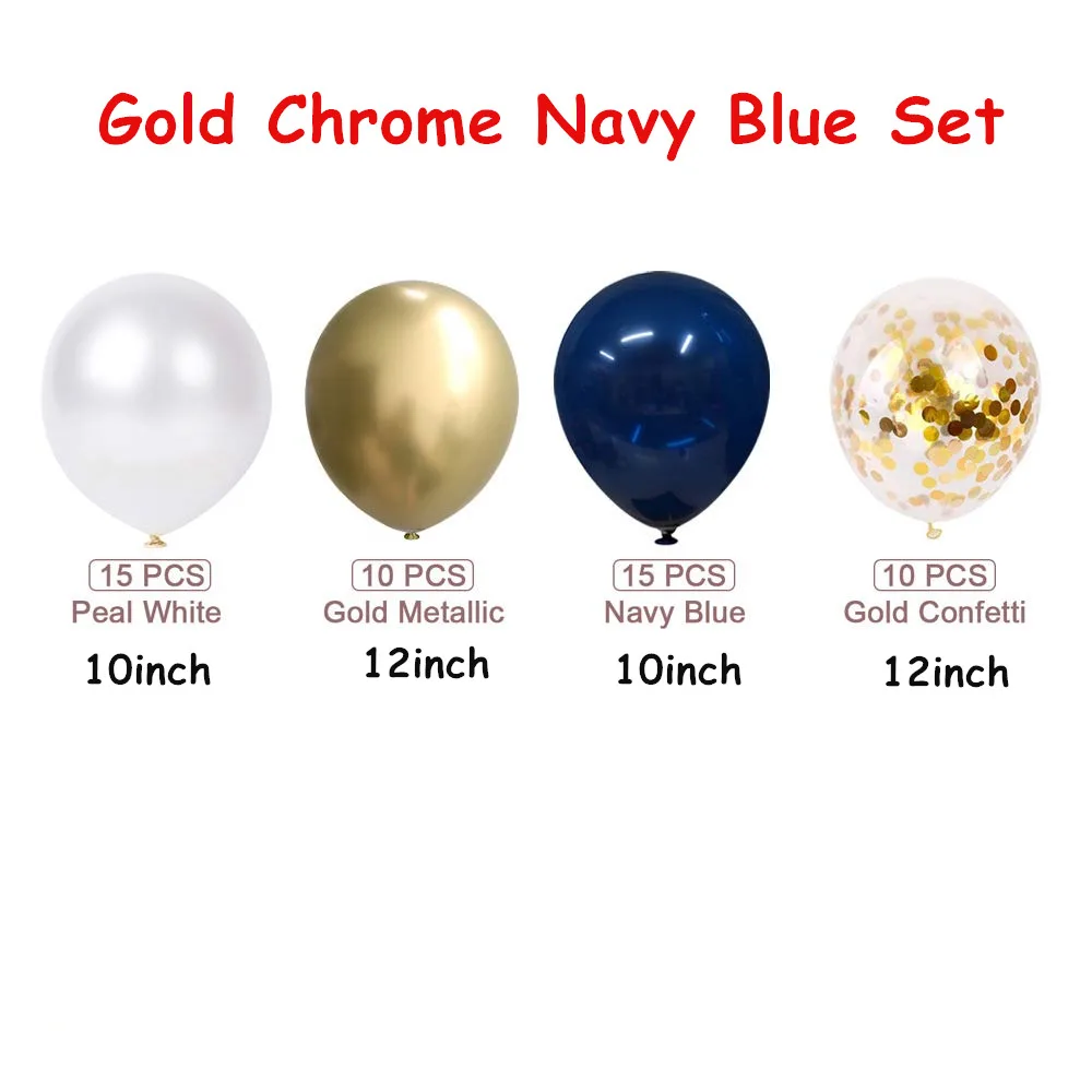 50pcs-12-inch-Metallic-Gold-White-Pearl-Balloons-Baby-Shower-Wedding-Birthday-Party-Navy-Blue-Gold (2)