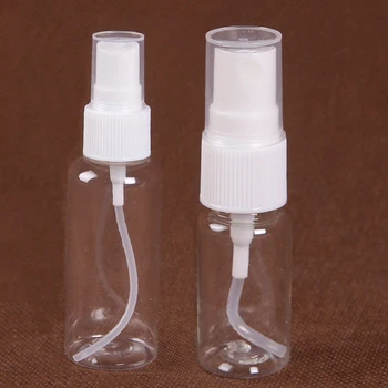 

5Pcs Portable Spray Bottle Atomizer small Transparent Plastic Empty Spray Bottle Refillable Bottles 10ml/30ml/50ml/60ml/100ml