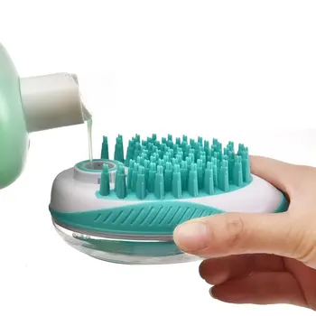 

Silicone Dog Bath Brush Comb Tool Pet SPA Shampoo Massage Brush Hair Removal Comb Pet Cleaning Grooming Tools For Dogs Cats