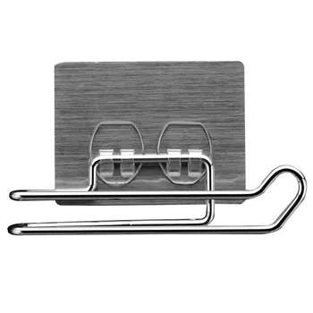

Suction Cup Bathroom Rack Shelf Storage Paper Holder Durable Toilet Roll Tissue Organizer