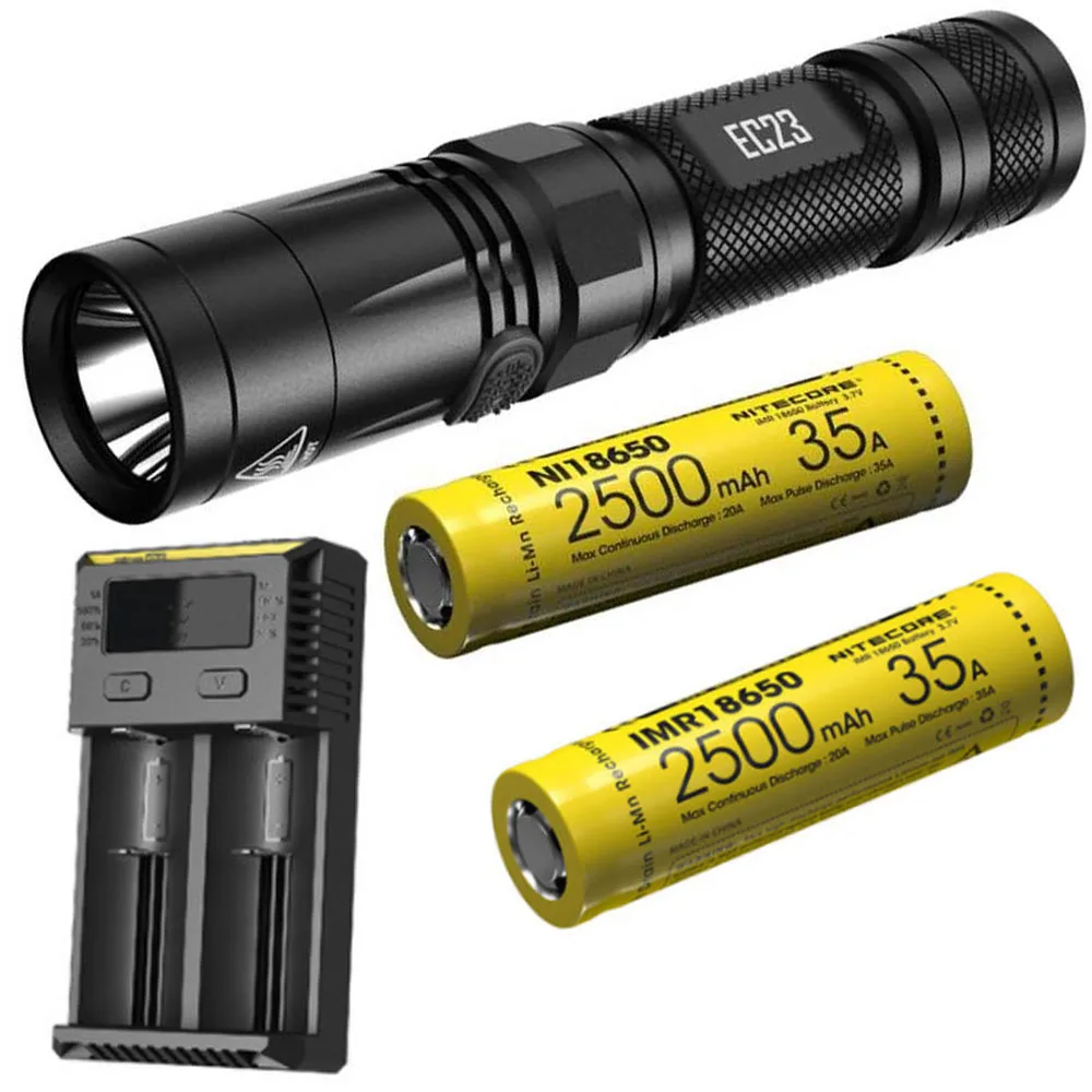 NITECORE EC23 светодиодный фонарик CREE XHP35 HD E2 светодиодный Макс 1800лм дальность луча 255 м 8 режимов Тактический фонарь