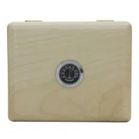 log box Саксофон Sax кларнет из натурального дерева oboe черная трубка коробка для мундштуков 5 тростей вмещает с гигрометром для защиты тростника - Цвет: log box