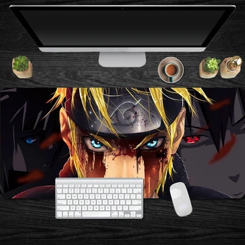 

HD Print Computer Gaming Mouse Pad Naruto Anime Mouse Pad HD Washable Gamer Keyboard Mouse Mat PC Cool Mouse Pad for Boyfriend