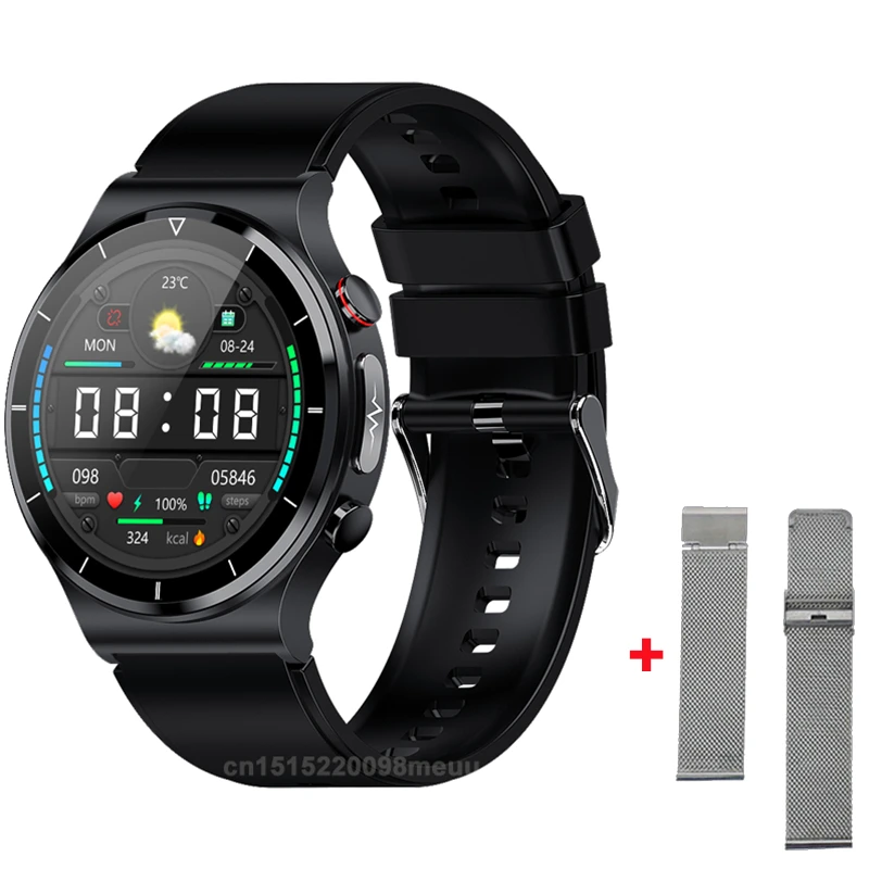 E88 Smart Watch Men Watch 1.32 inch Screen EGG Collector IP68 Waterproof BodyTemperature Wireless charger Watches PK E80 E86 