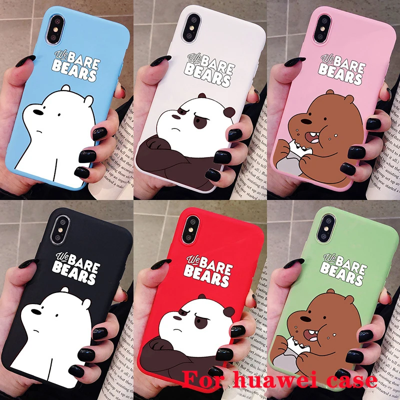 Милый маленький голой ТПУ чехол из силикагеля для Huawei p30 lite P20 Pro Mate 10 20 Nova 3i 3 E 4 5 5i